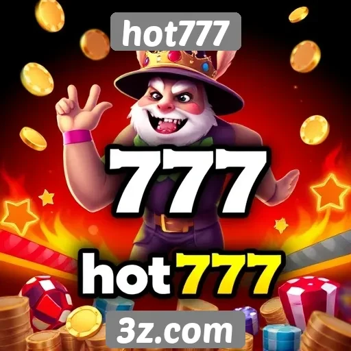Variedade de jogos disponíveis no hot777
